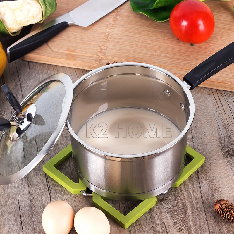 Dia 16cm Butter Warmer Stainless Steel Saucepan with Cover Coffee Decanter Warmer Small Butter Melting Pot Nonstick Butter Pan - Provence Home Living Store