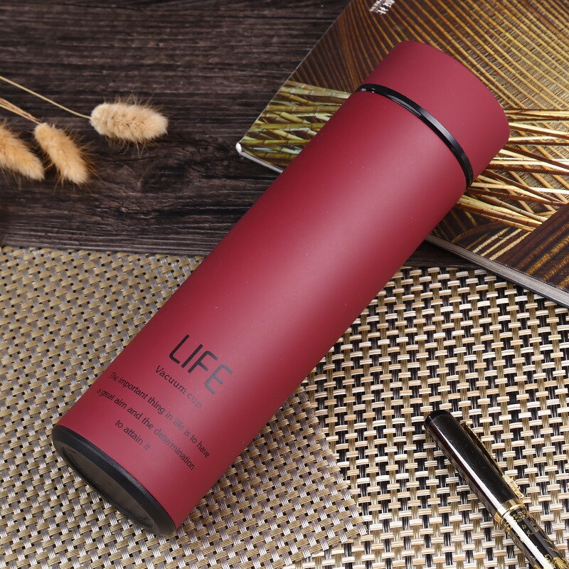 Quality Office Vacuum Cup 500ML Stainless Steel Mug Superior Travel Mug Insulated Double Wall Vacuum Mug Water Bottle 500ML - Provence Home Living Store