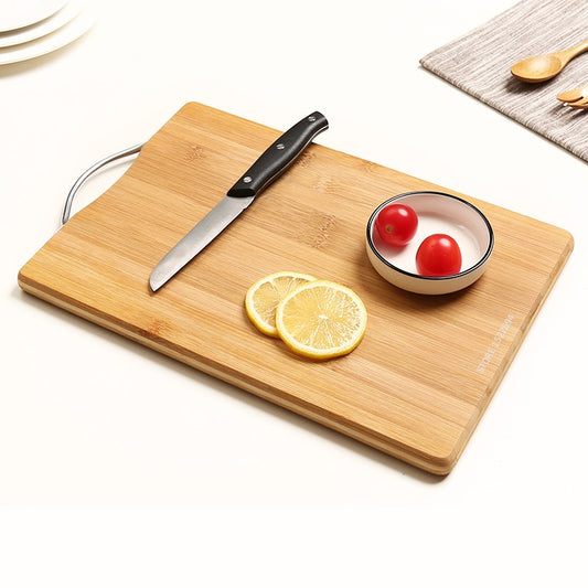 Organic Bamboo Cutting Board Premium Chef Chopping Board for Cut Meat Vegetables Food Prep Revisible Cutting Serving Board - Provence Home Living Store