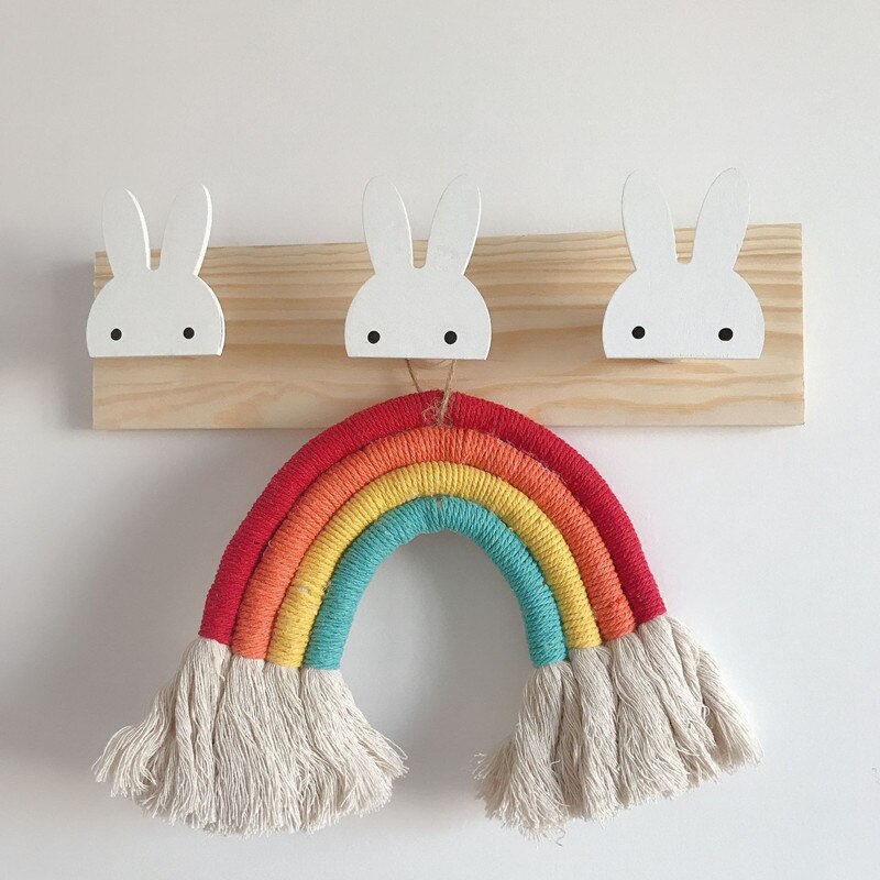 Creative Home Hook Clothes Hanging Children Room Rabbit Decoration Kids Room Decorative Key Hanging Hanger Kitchen Storage - Provence Home Living Store