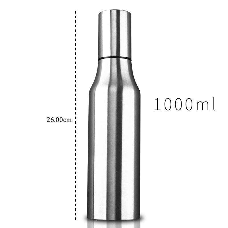 Kitchen Oil Bottle Stainless Steel Cooking Oil Dispenser Kitchen Condiment Bottle Olive Oil Container Quality Sauce Bottle Pot - Provence Home Living Store