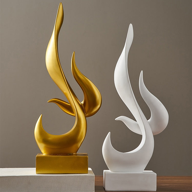 Modern Abstract Sculpture Home Decoration Accessories for Living Room Office Decoration Decorative Statues Souvenirs for Home - Provence Home Living Store