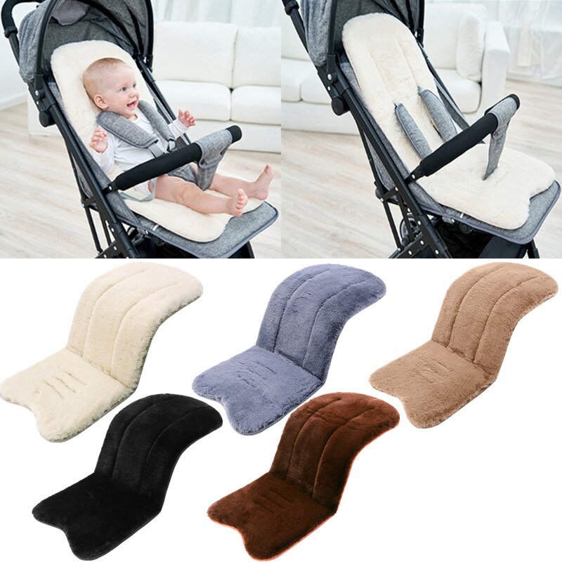 Winter Warm Baby Stroller Mat Soft Thicken Newborn Pram Seat Cushion Kids Infants Pushchair Diaper Pad for Baby Chair Mattress - Provence Home Living Store