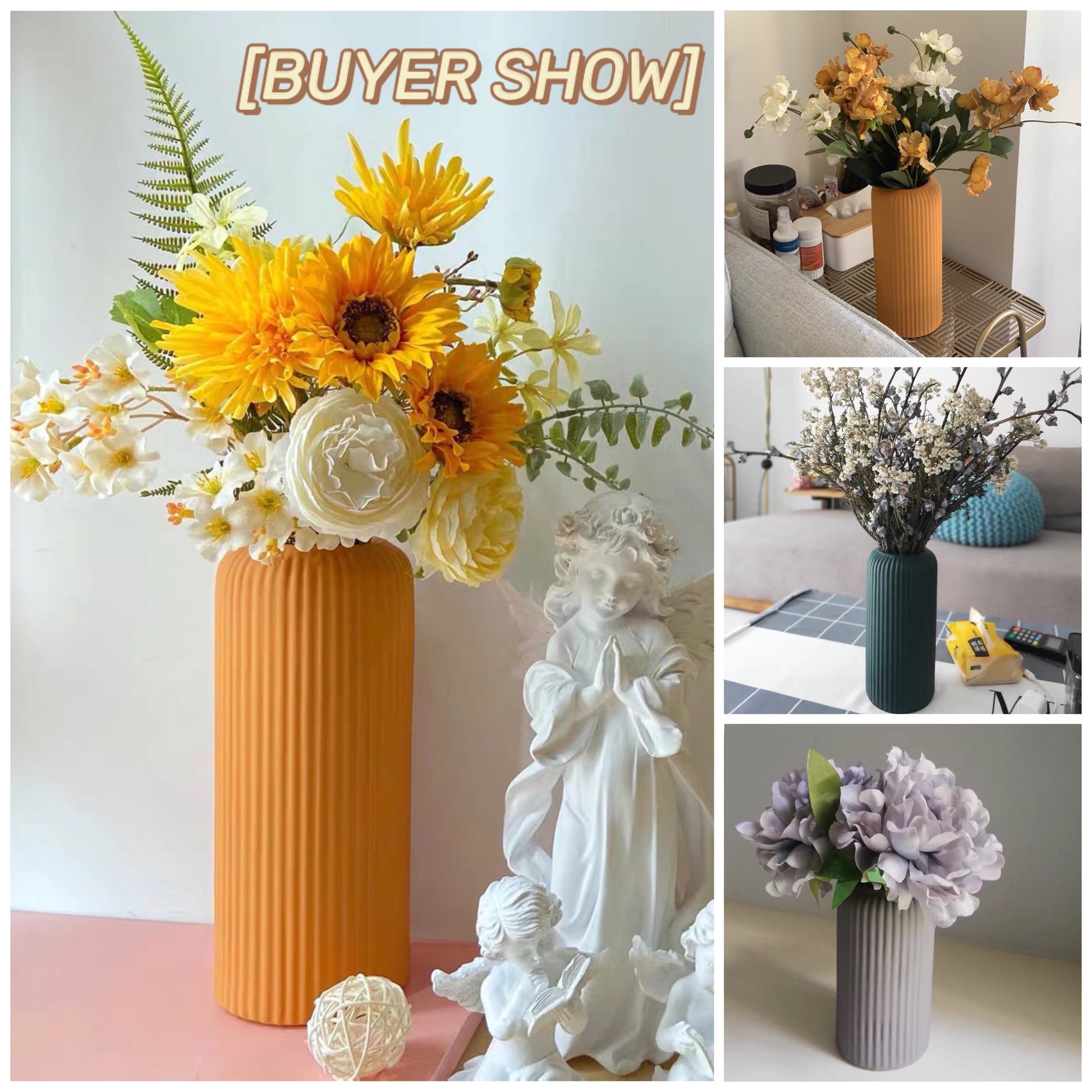 Ceramic Vase Nordic Decoration Home Vases for Flowers Living Room Decoration Flowers Vase for Flower Arrangement Gifts - Provence Home Living Store