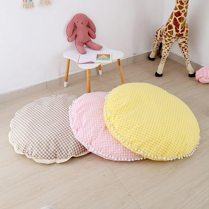 Baby Round Hair Ball Climbing Mat Soft Sleeping Mat Climbing Carpet Baby Play Mat Newborn Baby Crawling Blanket Round Carpet - Provence Home Living Store