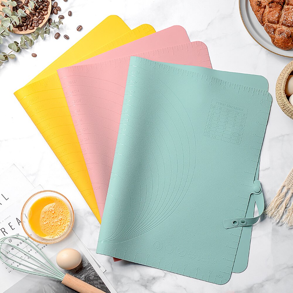 40*60cm Silicone Baking Mat Pizza Dough Maker Non-stick Thickened Rolling Chopping Board Kneading Pad Bakeware Accessories - Provence Home Living Store