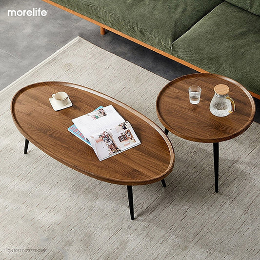 Nordic Side Table Corner Table Modern Household Round Creative Sofa Side Table Light Luxury Combination Minimalist Coffee Table - Provence Home Living Store