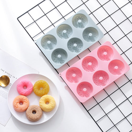 Silicone Donut Mold Non-Stick Doughnut Pastry Molds Baking Pan Chocolate Cake Dessert DIY Biscuit Bagels Muffins Donuts Maker - Provence Home Living Store