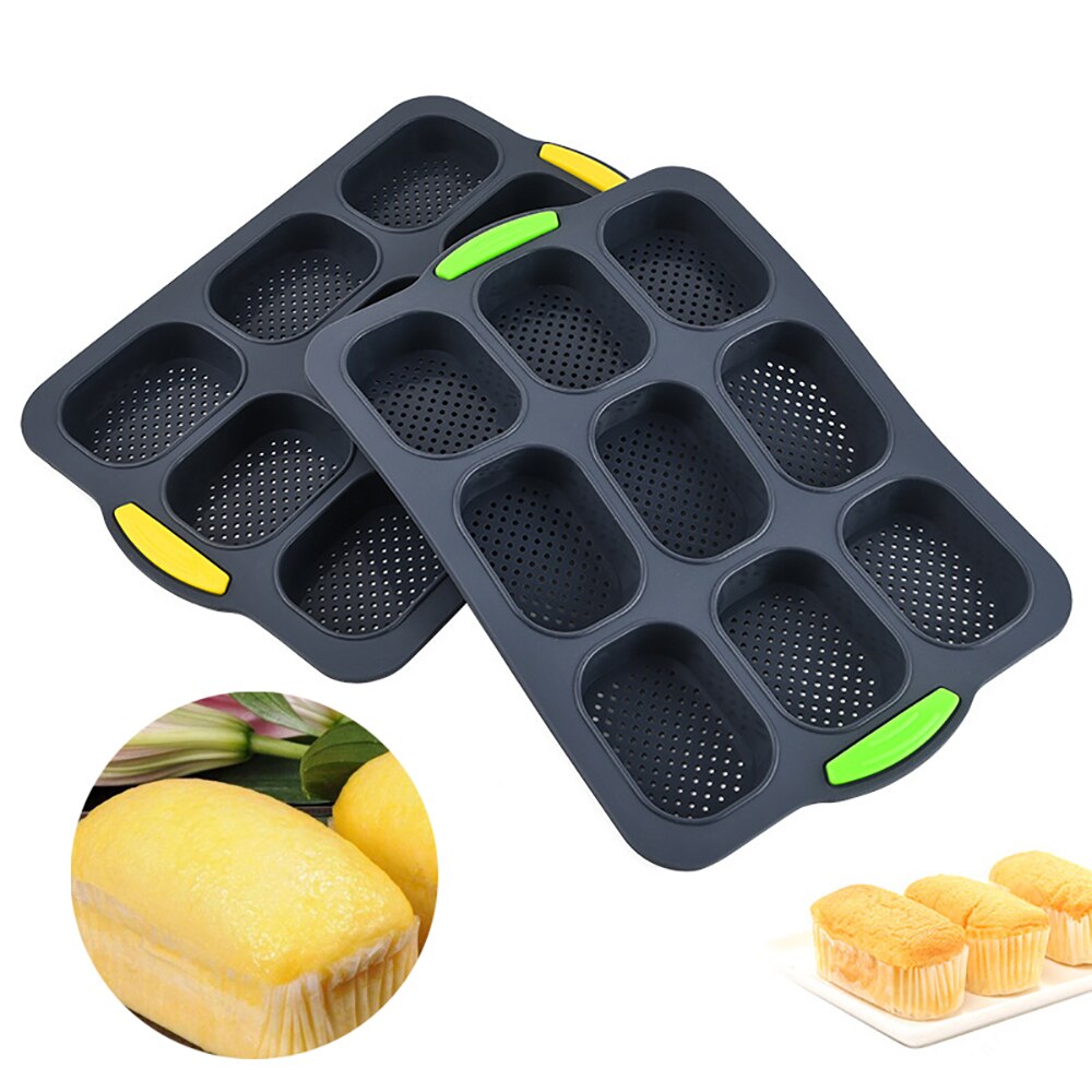 9 Grid Baguette Mold Baking Silicone Mold DIY Bread Pan Mold  Non-stick Food Grade Tools Bakery Accessories French DIY Bun Mold - Provence Home Living Store