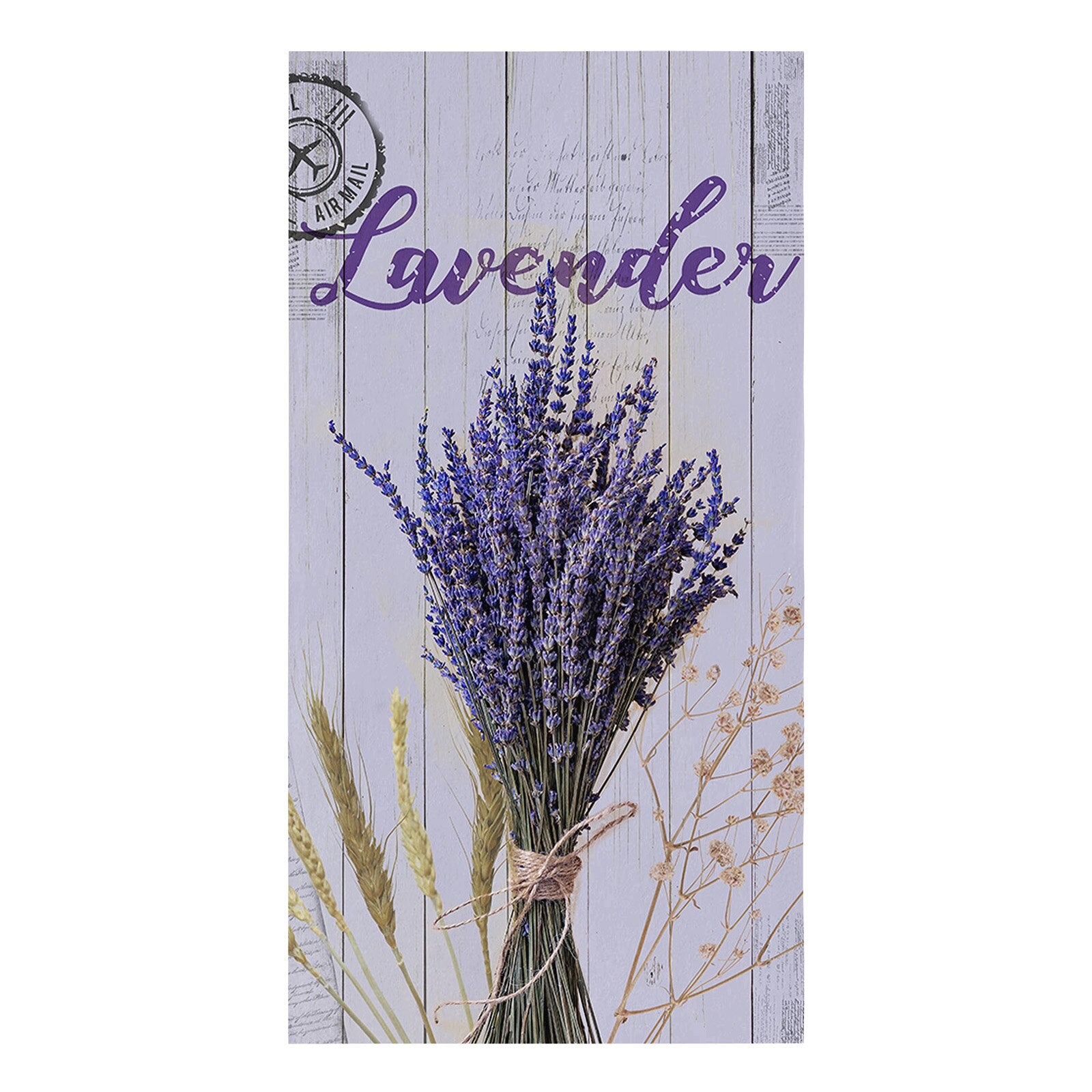 Purple Flower Lavender Dragonfly White Kitchen Cleaning Towel Microfiber Absorbent Dishcloths for Kitchen Rags Cleaning Tool - Provence Home Living Store