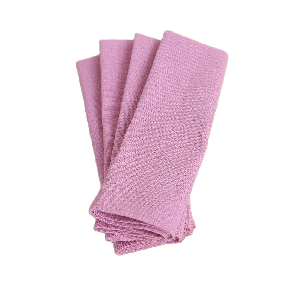 4PCS 40x40cm Colorful Durable Square Cloth Napkin,Reusable Fabric Placemat,for Kitchen Dining Table,Hotel Restaurant Serving - Provence Home Living Store