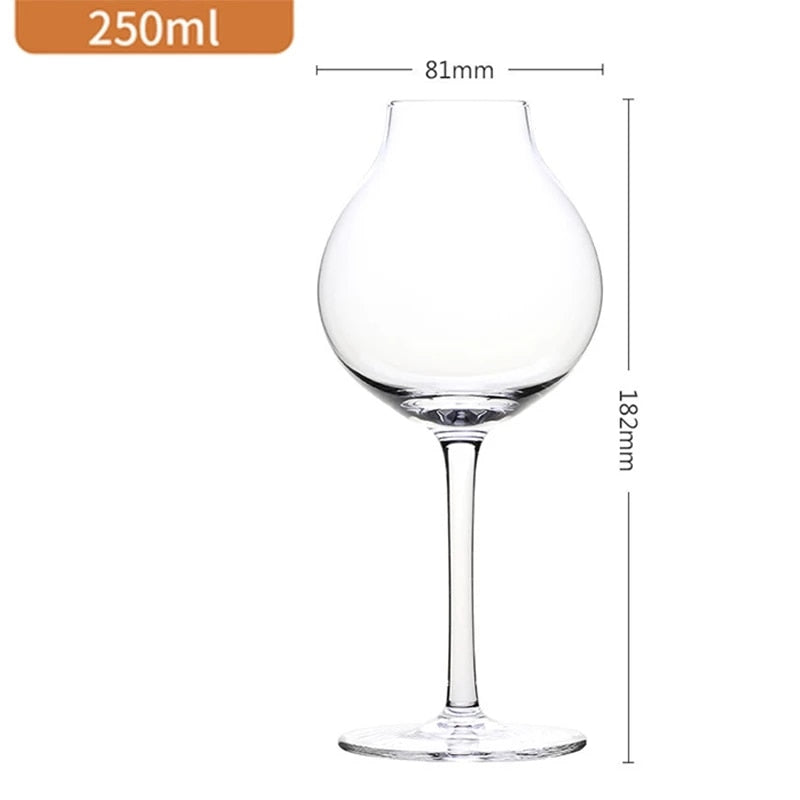 2PCS Professional Blender&#39;s Whiskey Copita Nosing GlassTulip Bud Whisky Crystal XO Chivas Regal Goblet Cup Wine Tasting Glasses - Provence Home Living Store