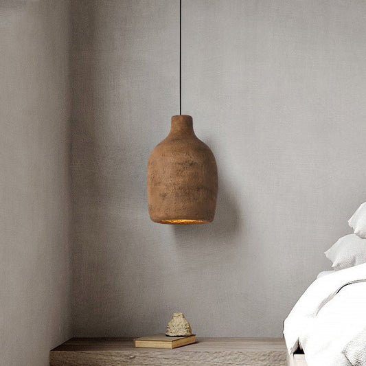 Nostalgic Pendant Lamp Dining Room Wabi-sabi Chandelier Foyer Bedside Hanging Light Restaurant Nordic Cement Design Droplight - Provence Home Living Store