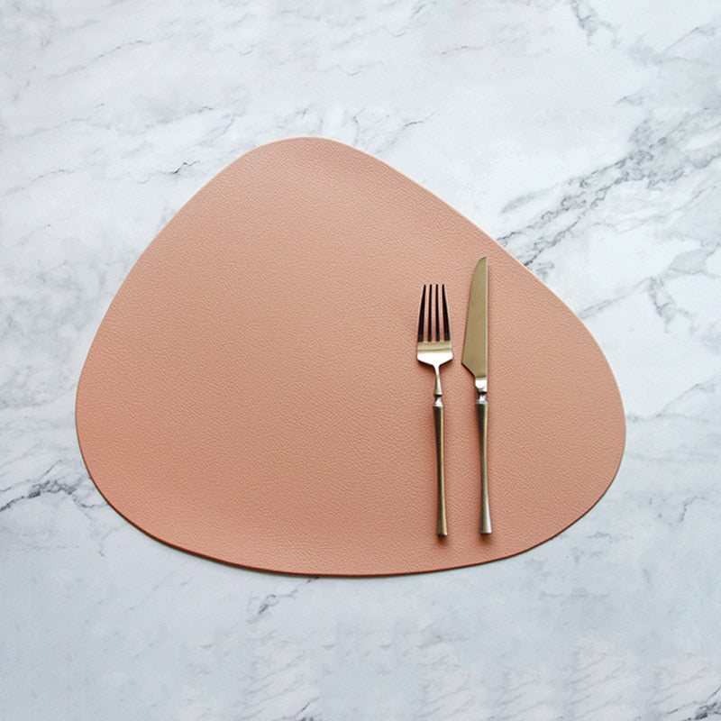 2/3/4PCS Tableware Pad Placemat Table Mat Heat Insulation PU Leather Bowl Coaster Kitchen Non-Slip - Provence Home Living Store