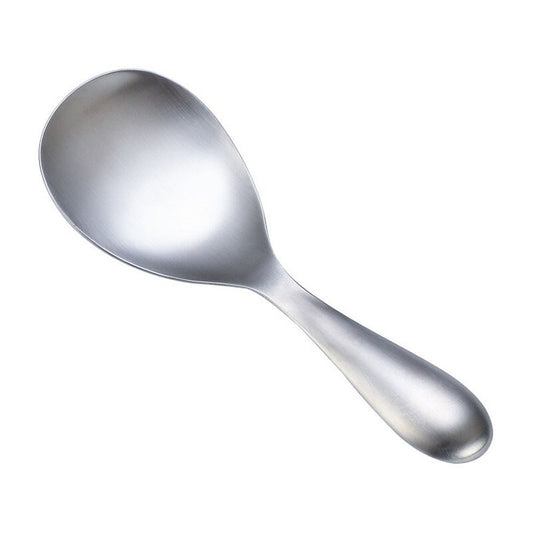 Stainless Steel Rice Spoon Large Capacity Rice Paddle Thicken Soup Spoon Dinnerware Tableware Kitchen Cooking Tools Rice Scoop - Provence Home Living Store