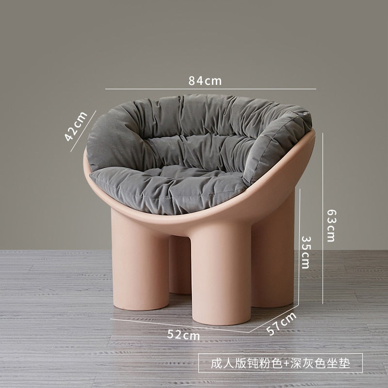 Nordic Designer Elephant Leg Chair Ins Internet-Popular Homestay Single-Seat Sofa Chair Creative Comfort Outdoor Recliner - Provence Home Living Store