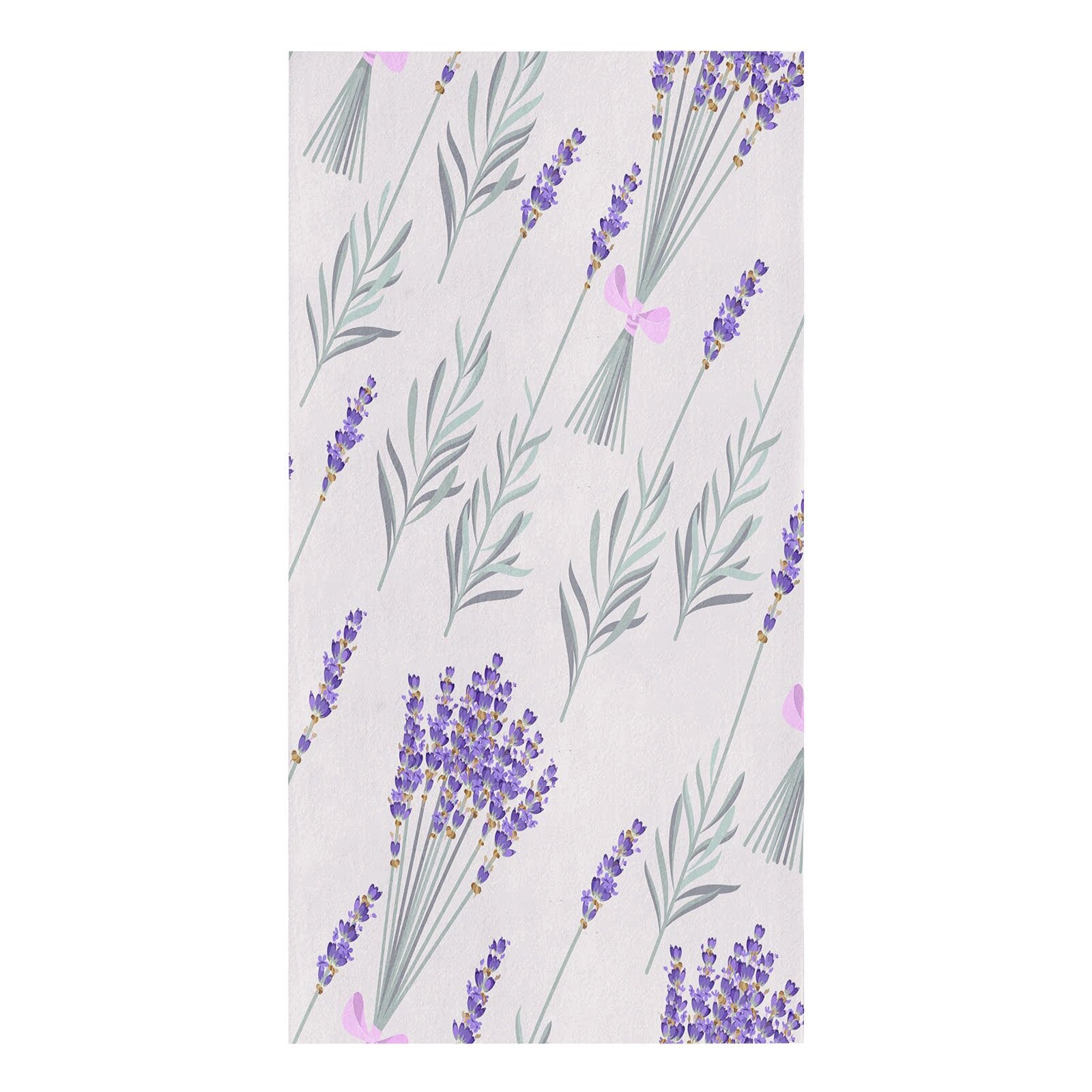 Purple Flower Lavender Dragonfly White Kitchen Cleaning Towel Microfiber Absorbent Dishcloths for Kitchen Rags Cleaning Tool - Provence Home Living Store