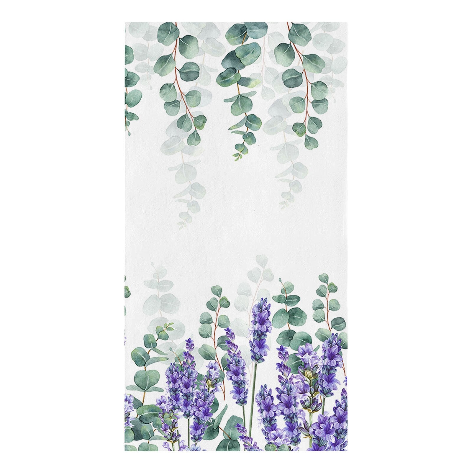 Purple Flower Lavender Dragonfly White Kitchen Cleaning Towel Microfiber Absorbent Dishcloths for Kitchen Rags Cleaning Tool - Provence Home Living Store