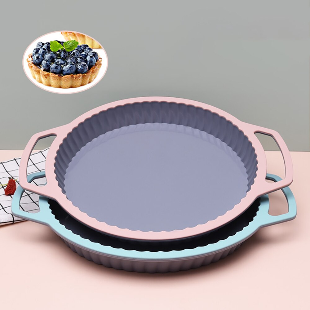 Silicone Round Cake Pan Non-stick Baking Pan Cake Molds Stainless Steel Inner Ring Toast Box Bakeware Molds Loaf Bake Mould - Provence Home Living Store