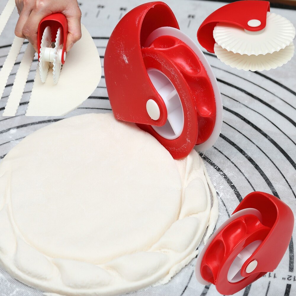 Pizza Pastry Lattice Cutter Pastry Pie Decor Cutter Plastic Wheel Roller For Pizza Pastry Pie Crust Kitchen Baking Cutter Tools - Provence Home Living Store