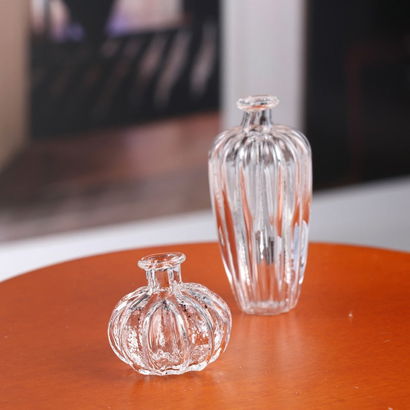 1:12 Dollhouse Miniature Mini Glass Bottle Cork Cover Tiny Jar Vials Vase Model Doll House Decoration Accessories Kids Play Toy - Provence Home Living Store