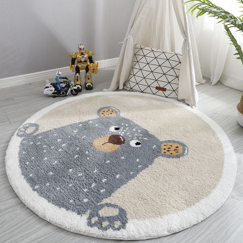 Rugs for Bedroom Cartoon Rug Baby Crawling Mat Sofa Decor Outdoor Party Rug Living Room Decoration Washroom Floor Mat - Provence Home Living Store