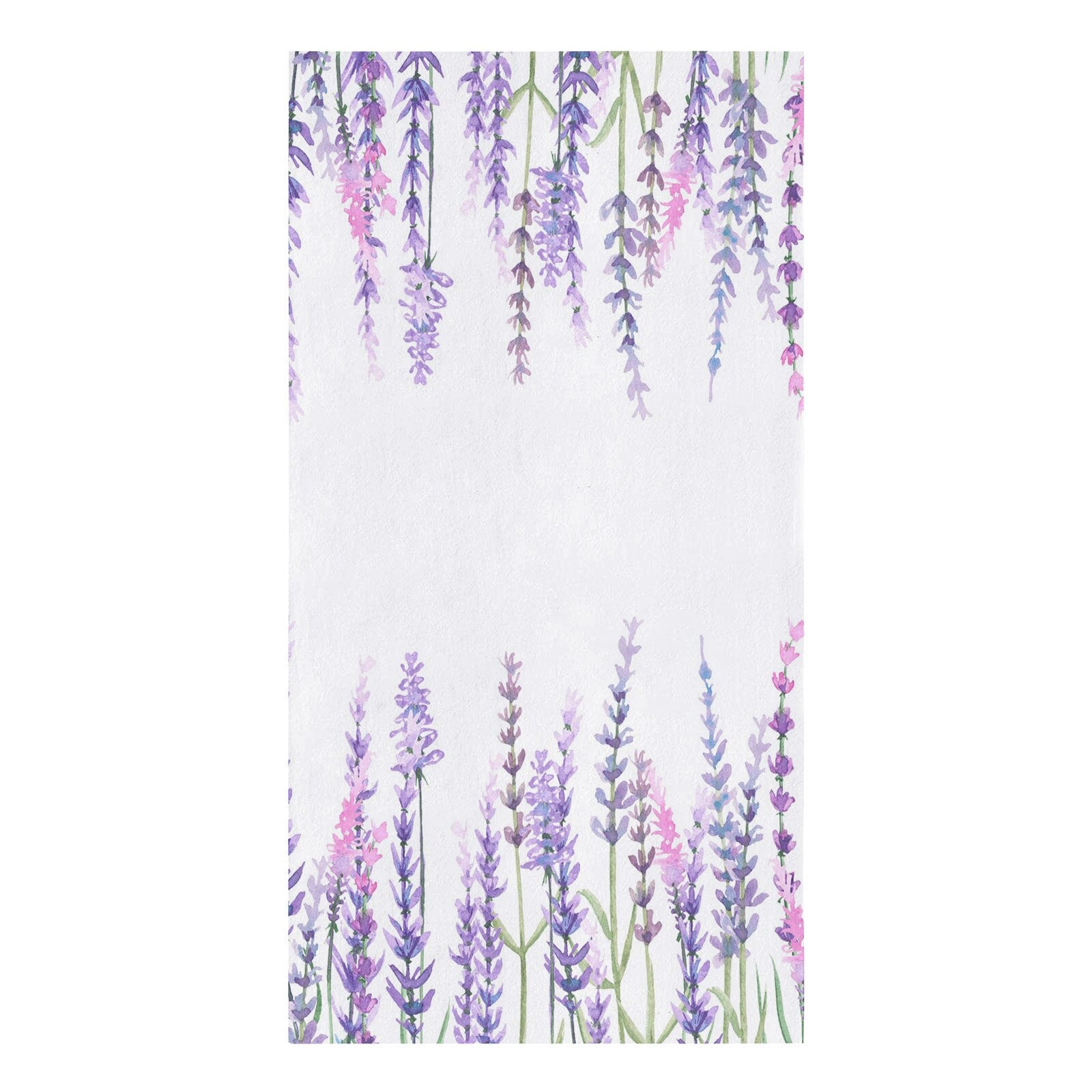 Purple Flower Lavender Dragonfly White Kitchen Cleaning Towel Microfiber Absorbent Dishcloths for Kitchen Rags Cleaning Tool - Provence Home Living Store