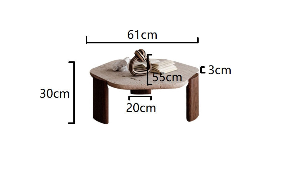 Coffee Table Home Living Room Small Apartment Simple Modern Marble Tea Table Low Table - Provence Home Living Store