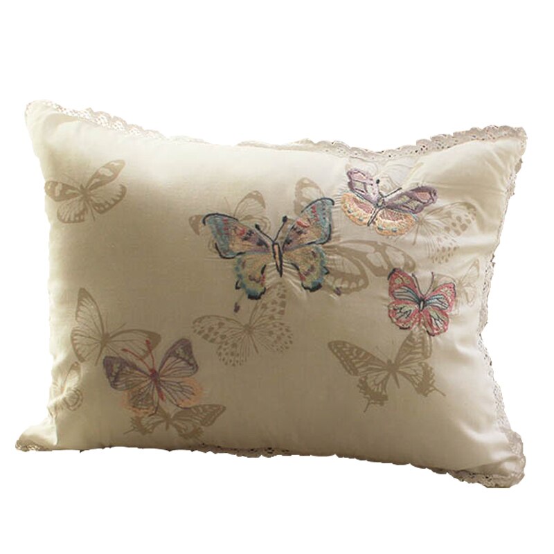 New cute pillow sofa cushion throw pillows for couch decorative bed pillows for living room Embroidered design lumbar pillow - Provence Home Living Store