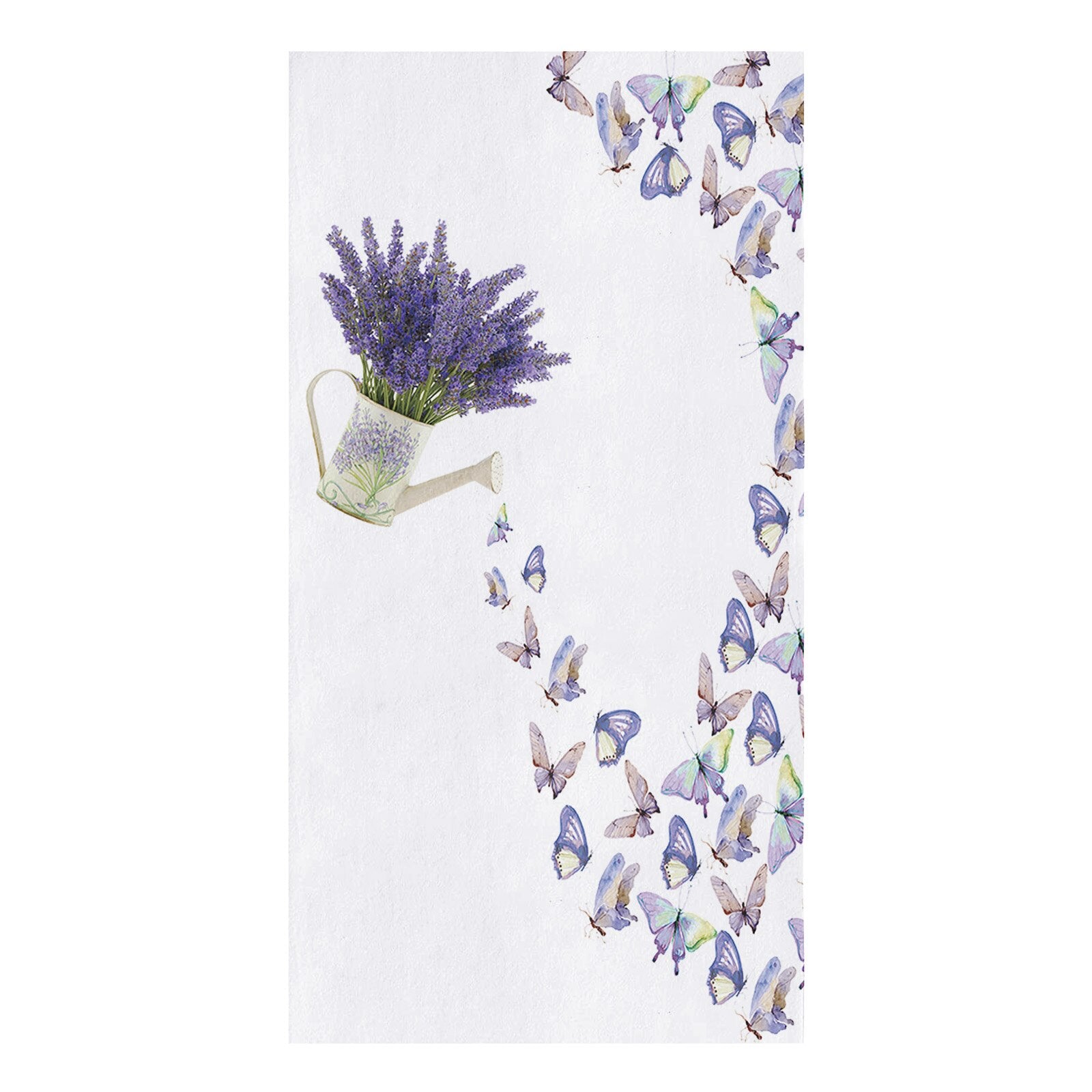 Purple Flower Lavender Dragonfly White Kitchen Cleaning Towel Microfiber Absorbent Dishcloths for Kitchen Rags Cleaning Tool - Provence Home Living Store