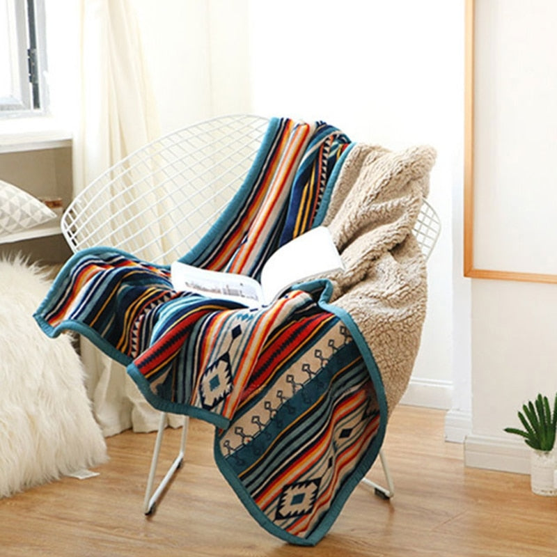 Colorful Bohemian Blanket - Provence Home Living Store