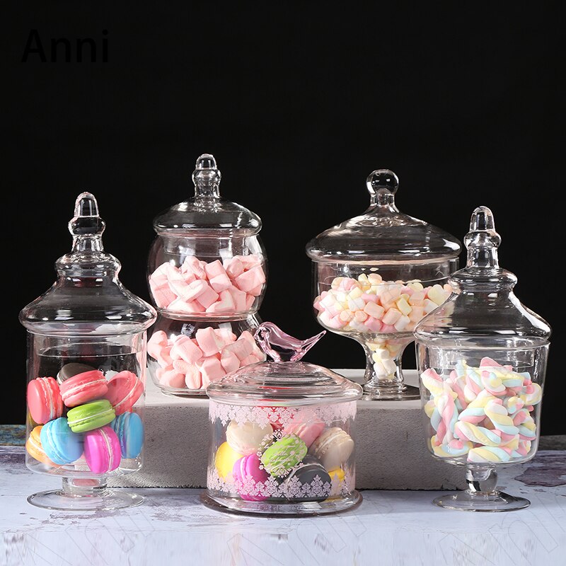 Transparent Storage Jars - Provence Home Living Store