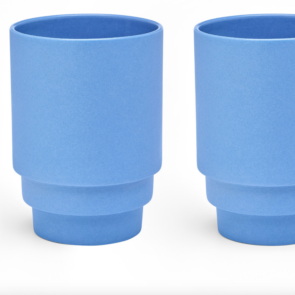 MONDAY MUG by PUIK - clean, stackable and sleek - 3 colors- set of 2 - Provence Home Living Store