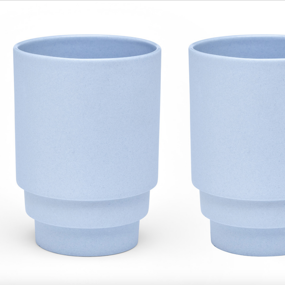 MONDAY MUG by PUIK - clean, stackable and sleek - 3 colors- set of 2 - Provence Home Living Store