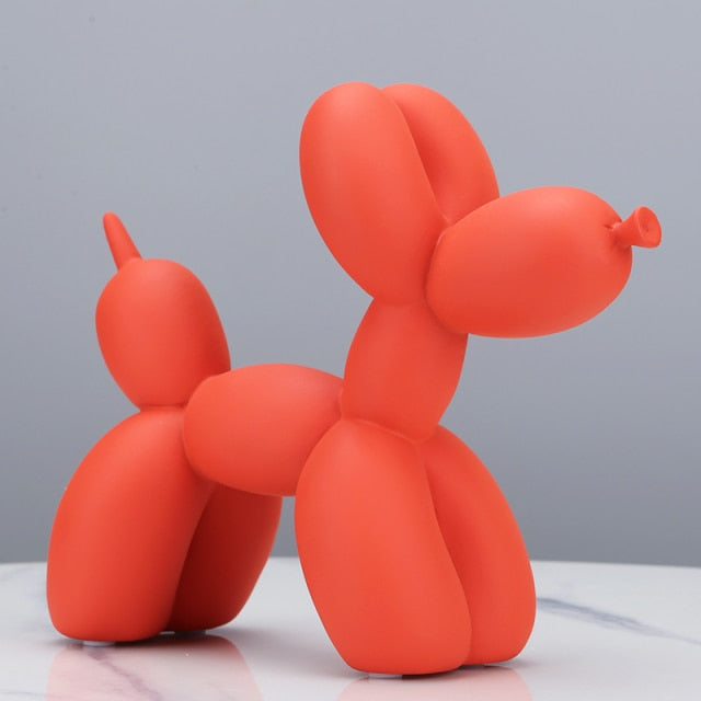 Matte Balloon Dog Statue Home Decoration Ornaments Resin Sculpture  Modern Nordic Accessories for Living Room Animal Figures - Provence Home Living Store