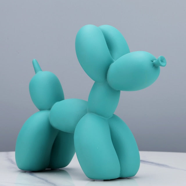 Matte Balloon Dog Statue Home Decoration Ornaments Resin Sculpture  Modern Nordic Accessories for Living Room Animal Figures - Provence Home Living Store