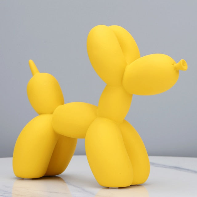 Matte Balloon Dog Statue Home Decoration Ornaments Resin Sculpture  Modern Nordic Accessories for Living Room Animal Figures - Provence Home Living Store