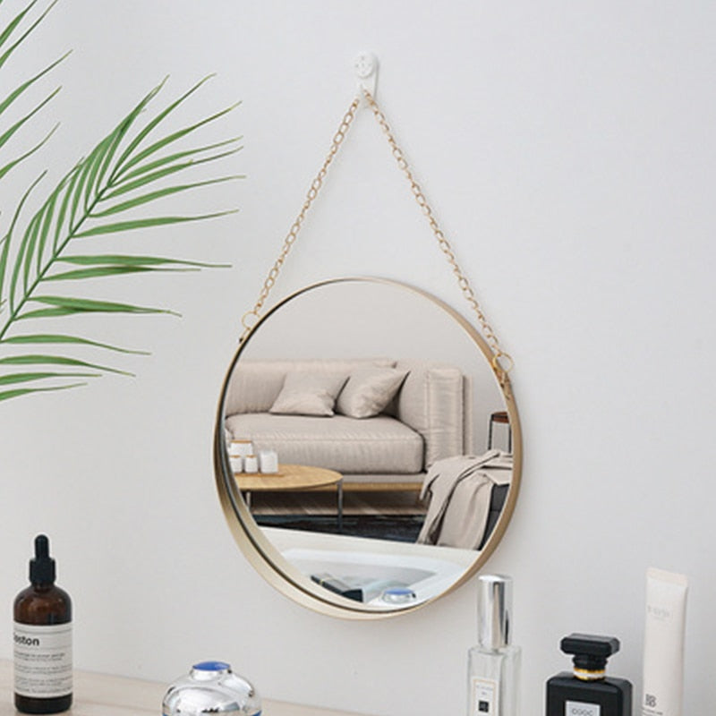 Round Hanging Mirror - Provence Home Living Store