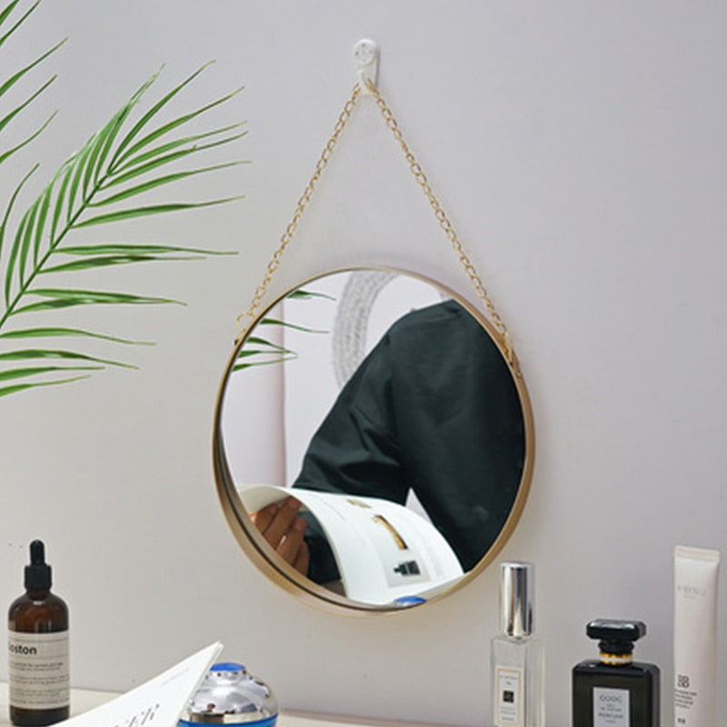 Round Hanging Mirror - Provence Home Living Store