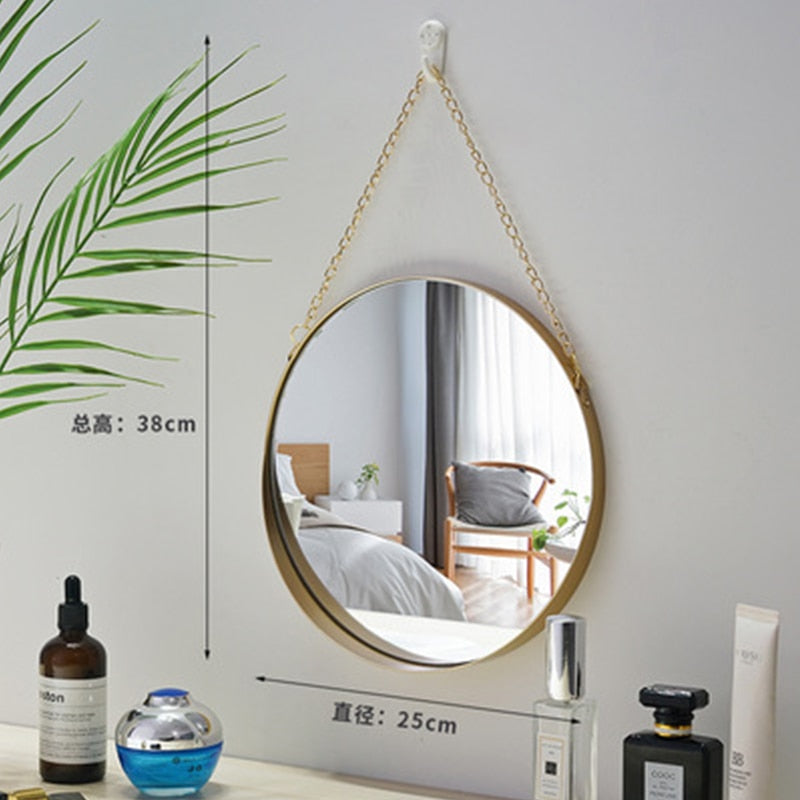 Round Hanging Mirror - Provence Home Living Store