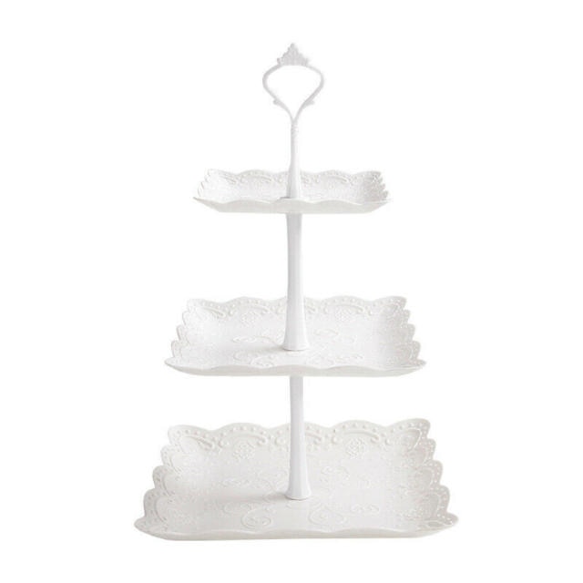 Home Party Display Stand Wedding Decoration Wrought Iron Birthday Tray Dessert Fudge Desktop Afternoon Tea Cake Stand - Provence Home Living Store