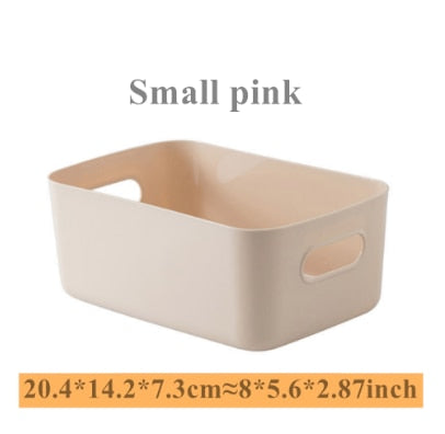 Sundry storage basket student desktop snack storage box plastic cosmetic storage box household kitchen sorting box makeup box - Provence Home Living Store