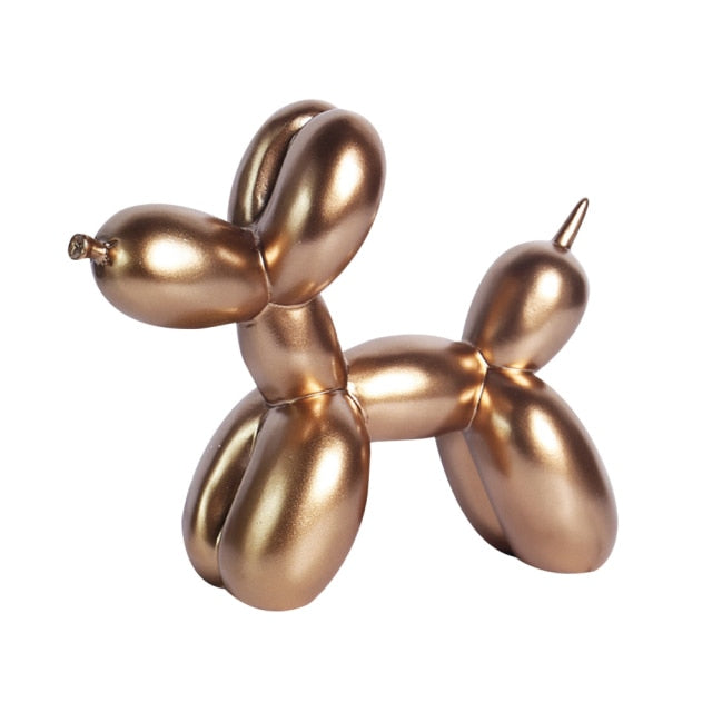 Balloon Dog Sculpture Balloon Art Statue Mini Collectible Figure Home Decoration Resin Figurine Desk Accessories Room Decor - Provence Home Living Store