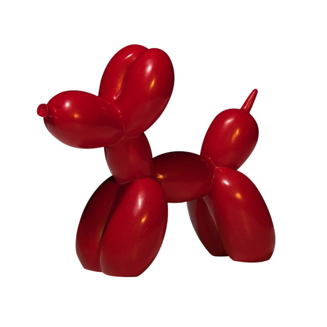 Balloon Dog Sculpture Balloon Art Statue Mini Collectible Figure Home Decoration Resin Figurine Desk Accessories Room Decor - Provence Home Living Store