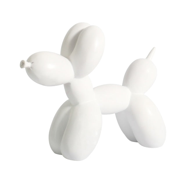 Balloon Dog Sculpture Balloon Art Statue Mini Collectible Figure Home Decoration Resin Figurine Desk Accessories Room Decor - Provence Home Living Store