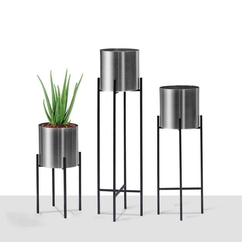 Nordic Metal Flower Pot - Provence Home Living Store