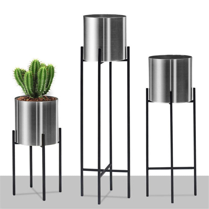 Nordic Metal Flower Pot - Provence Home Living Store