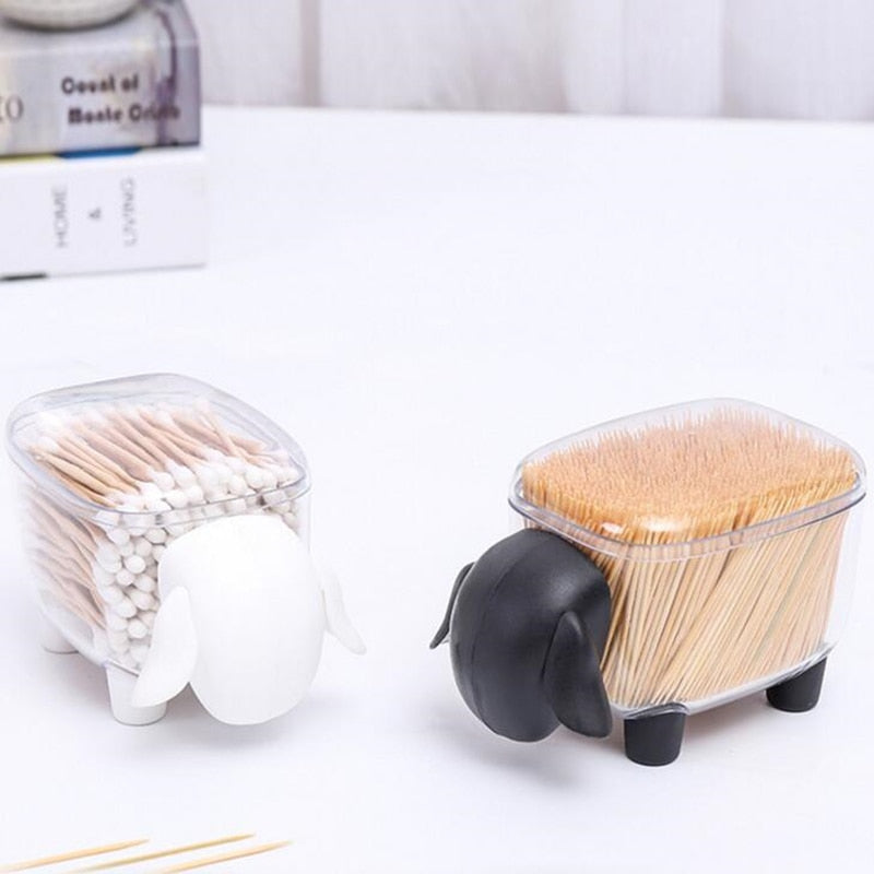 Plastic Table Top Cotton Swab - Provence Home Living Store