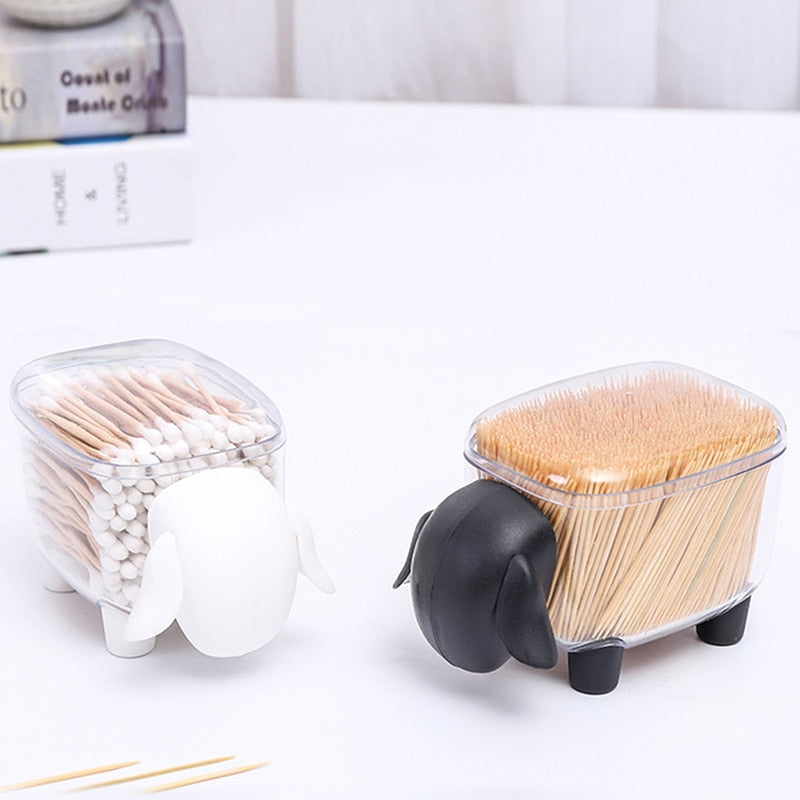 Plastic Table Top Cotton Swab - Provence Home Living Store