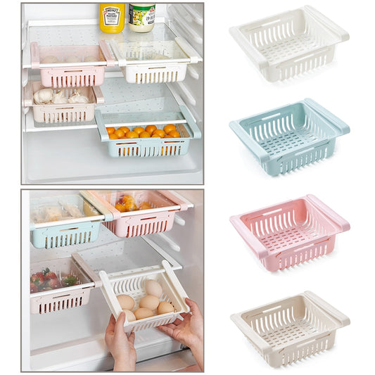 Fridge Organizer Storage Box Refrigerator Drawer Plastic Storage Container Shelf Fruit Egg Food Storage Box Kitchen Accessories - Provence Home Living Store